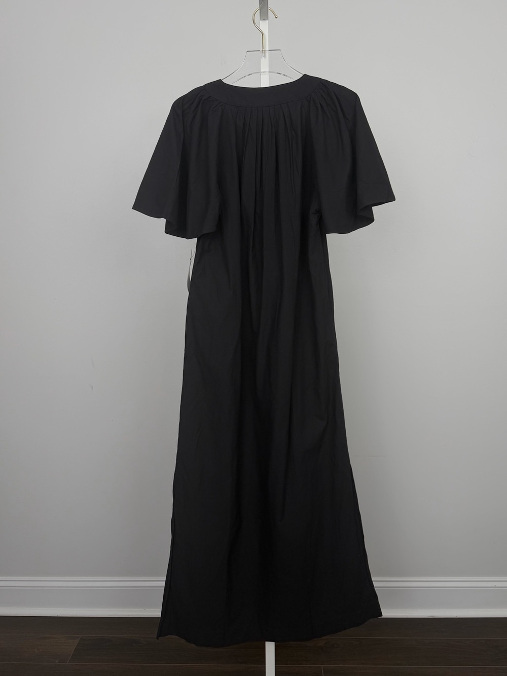 Pomander Place Black Finley Flutter Sleeve Maxi Dress - Picture 3 of 7